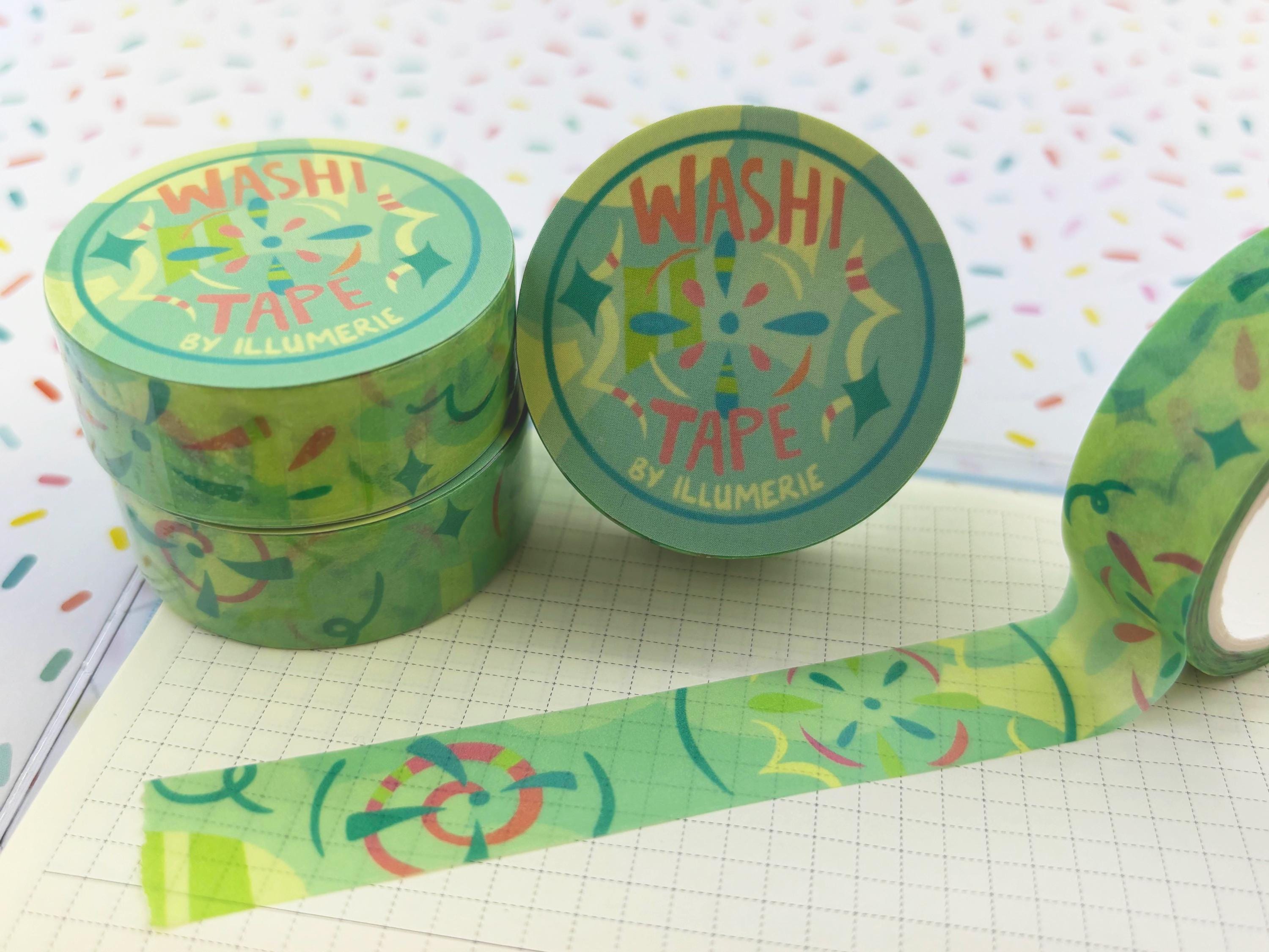 Colorful Mask Fireworks Clowncore Washi Tape