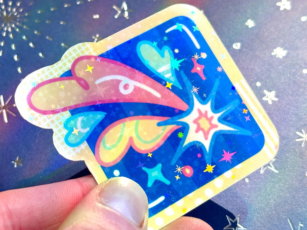 Shooting Star Vinyl Sticker