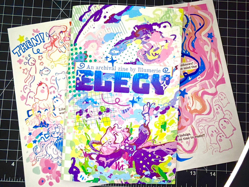 ELEGY Original Mixed Media Art Zine