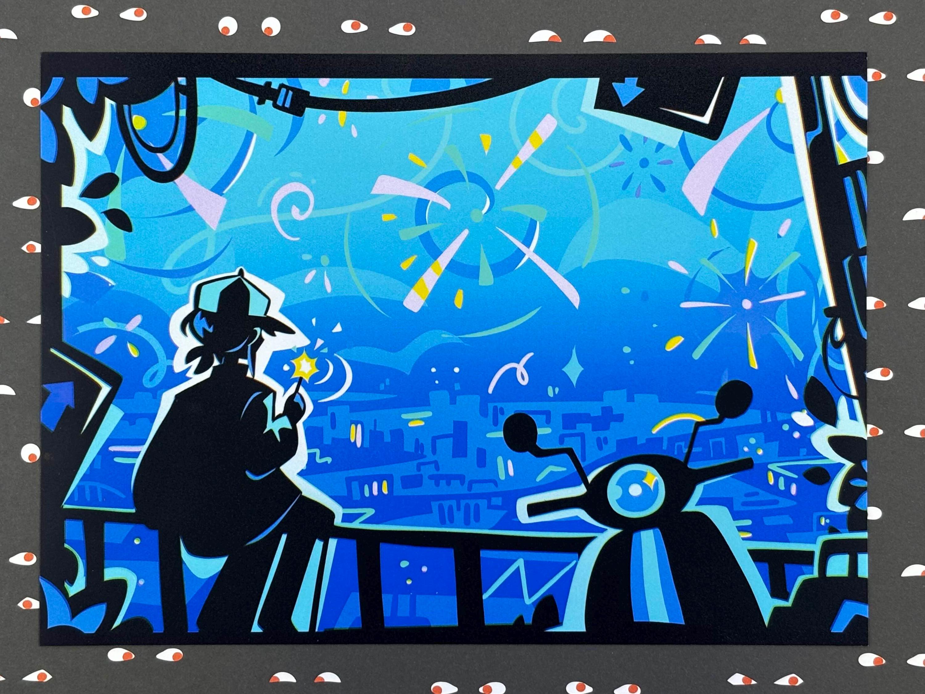 Original Funky Multimedia Prints from Huevember Zine