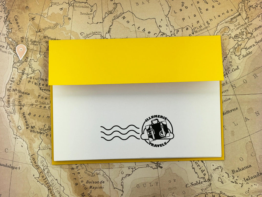 Seattle Skyline at Night Folded Greeting Card