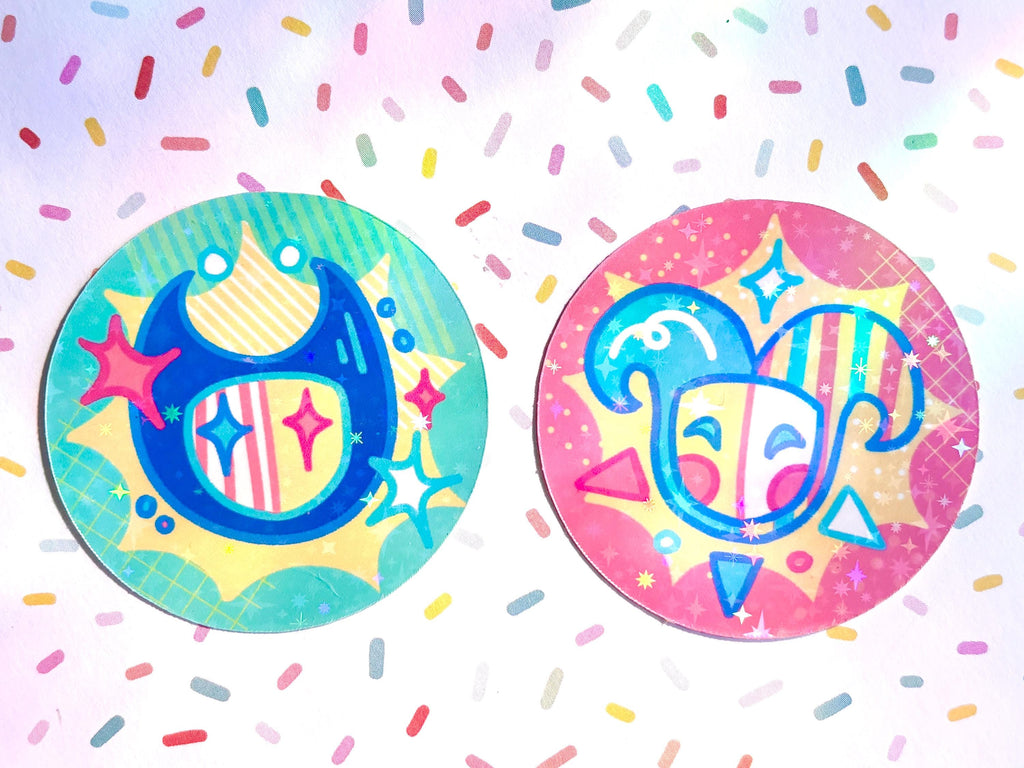 Clowncore Jester Vinyl Stickers
