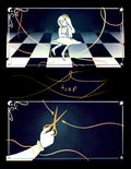 TRAP - 8.5x11 Black and White Marionette Poster