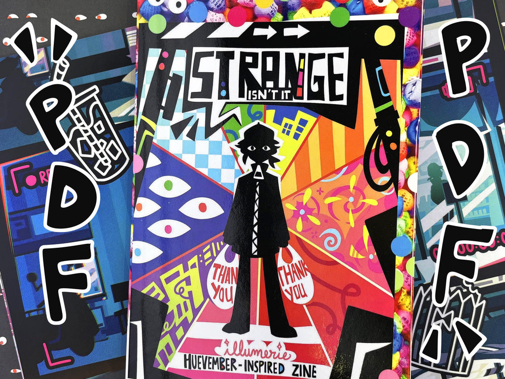 PDF Strange Isnt It Huevember Multimedia Zine Funky Existential Deliveryman