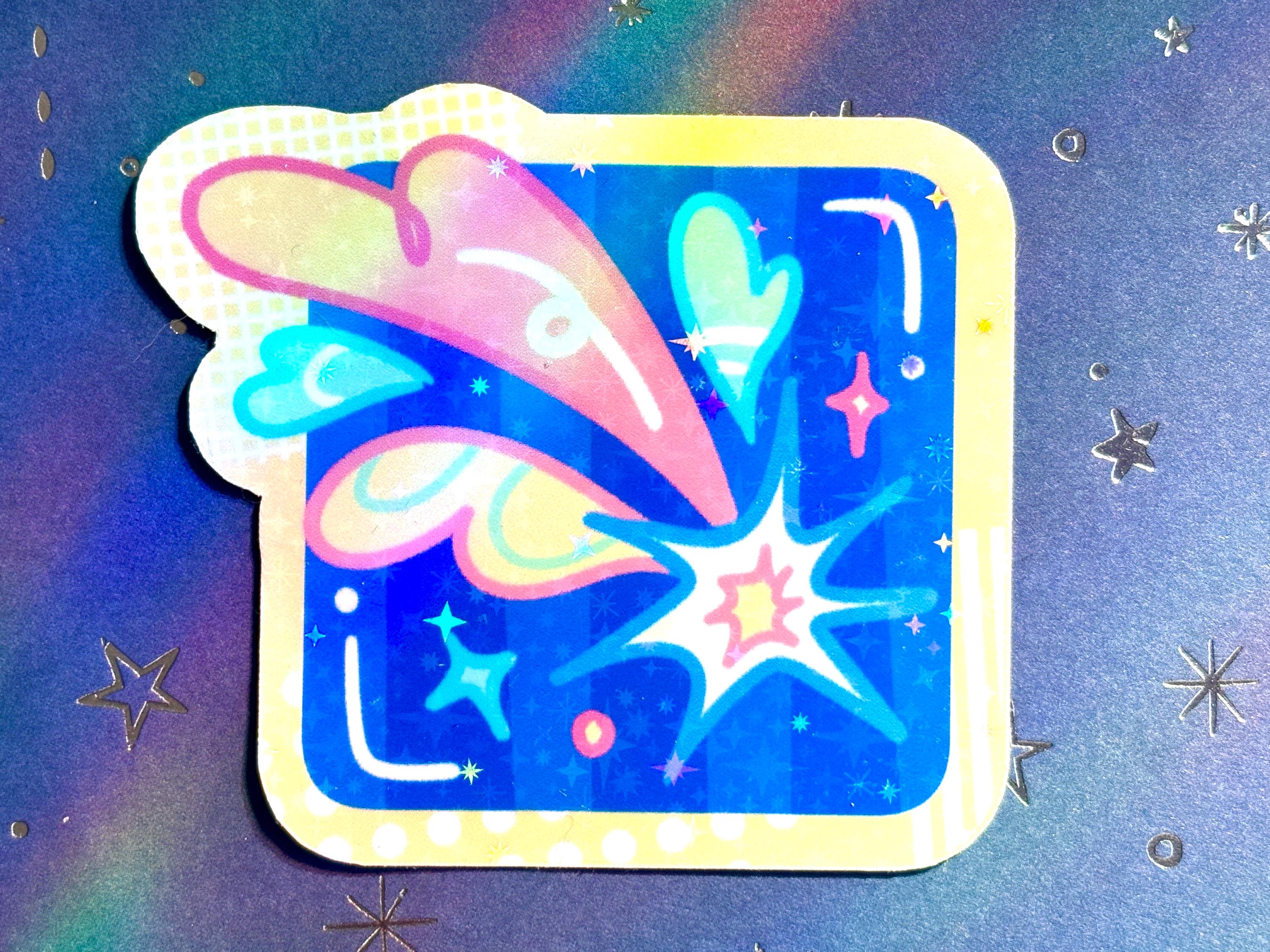 Shooting Star Vinyl Sticker