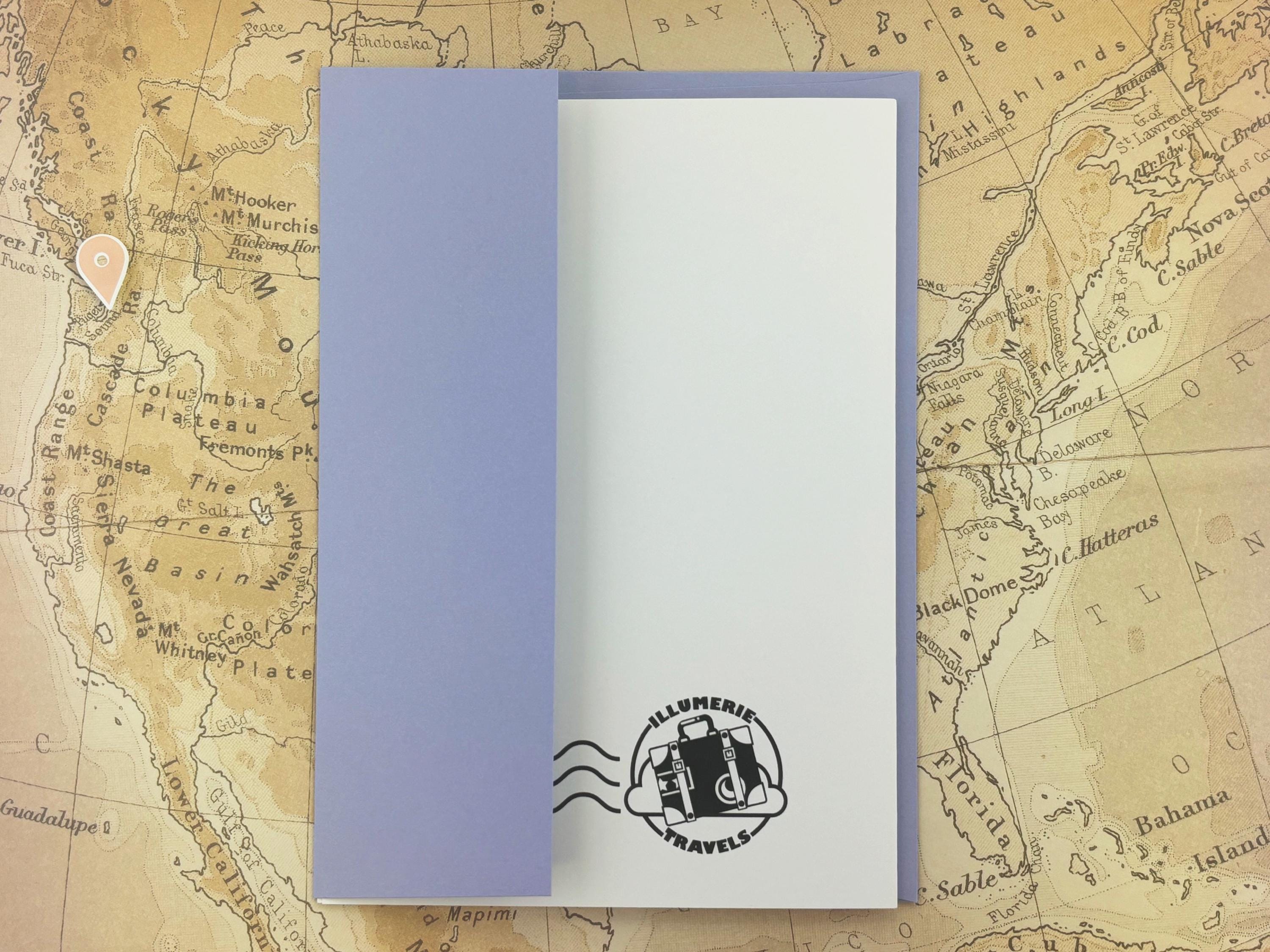 Rainy Seattle Puget Sound Folded Greeting Card