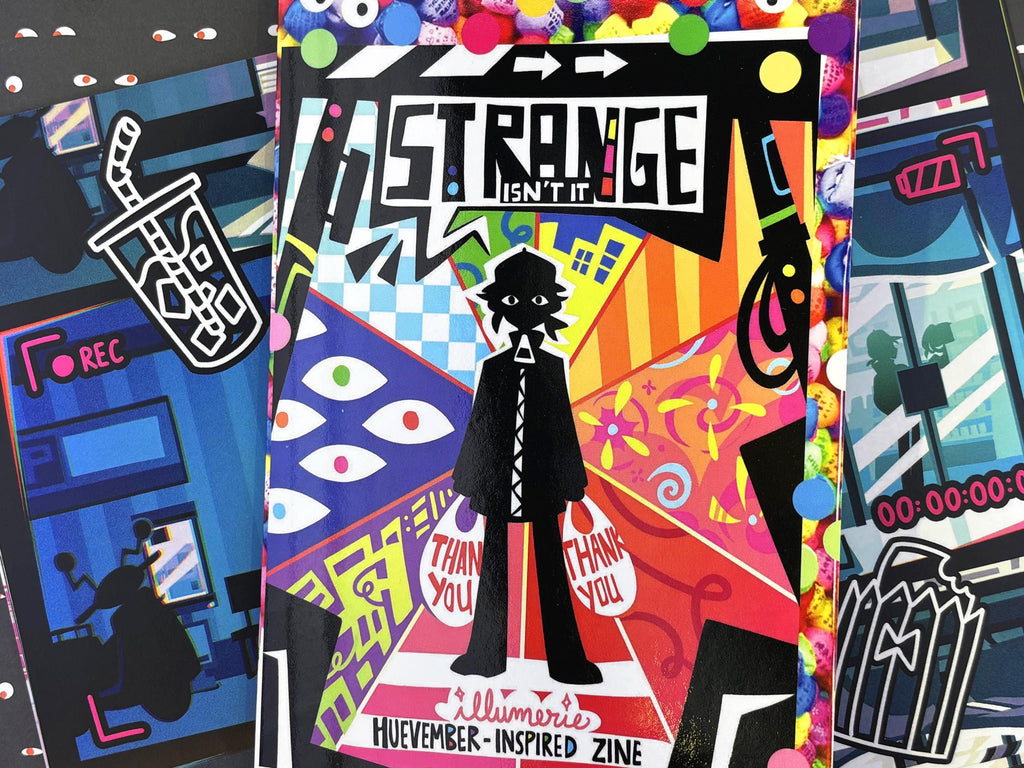 Strange Isnt It Huevember Multimedia Zine Funky Existential Deliveryman