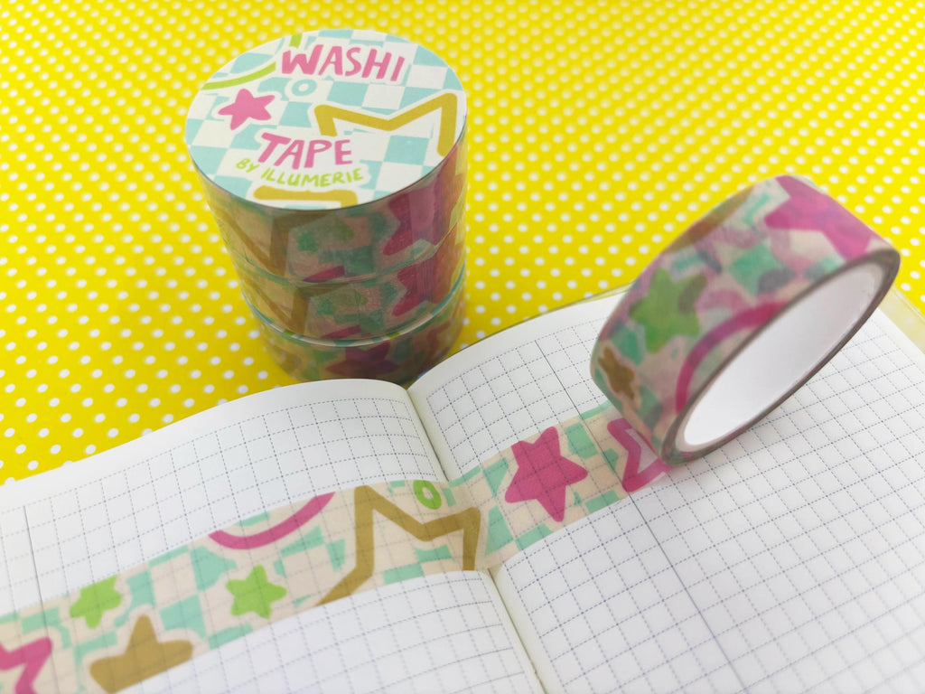 Colorful Star Decorative Washi Tape