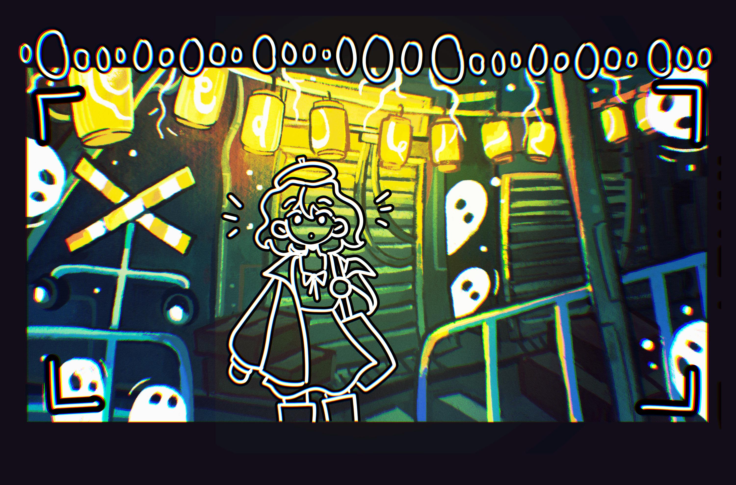 OoOOOOoO - Spooky Cute Multimedia 11x17 Print Poster