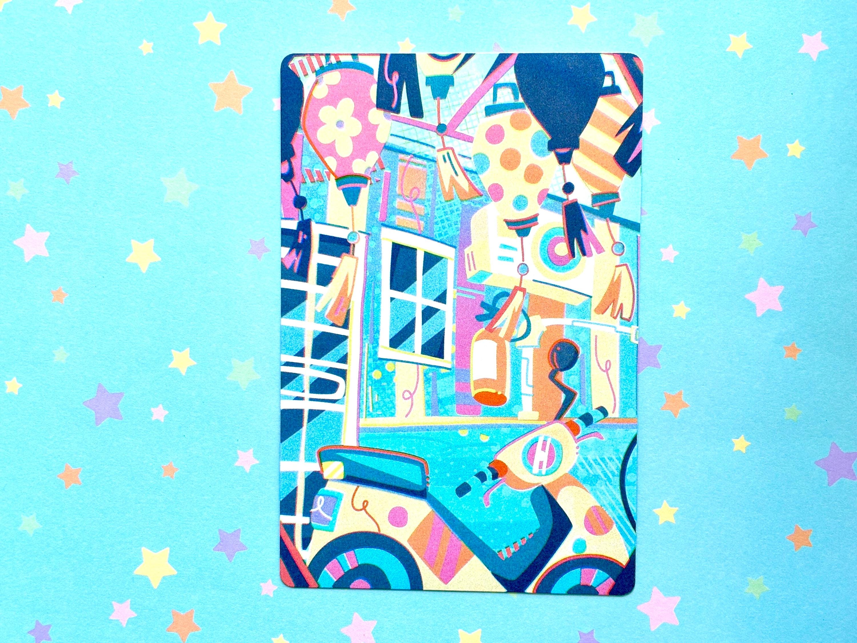 Malaysia Penang Motorcycle Postcard