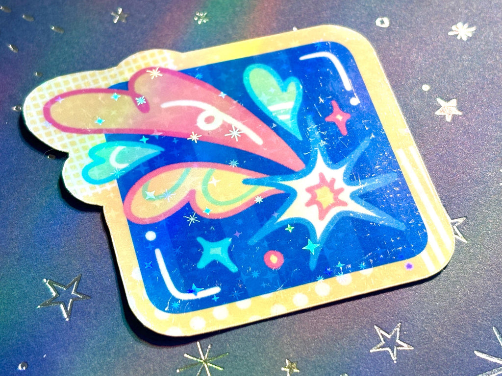 Shooting Star Vinyl Sticker