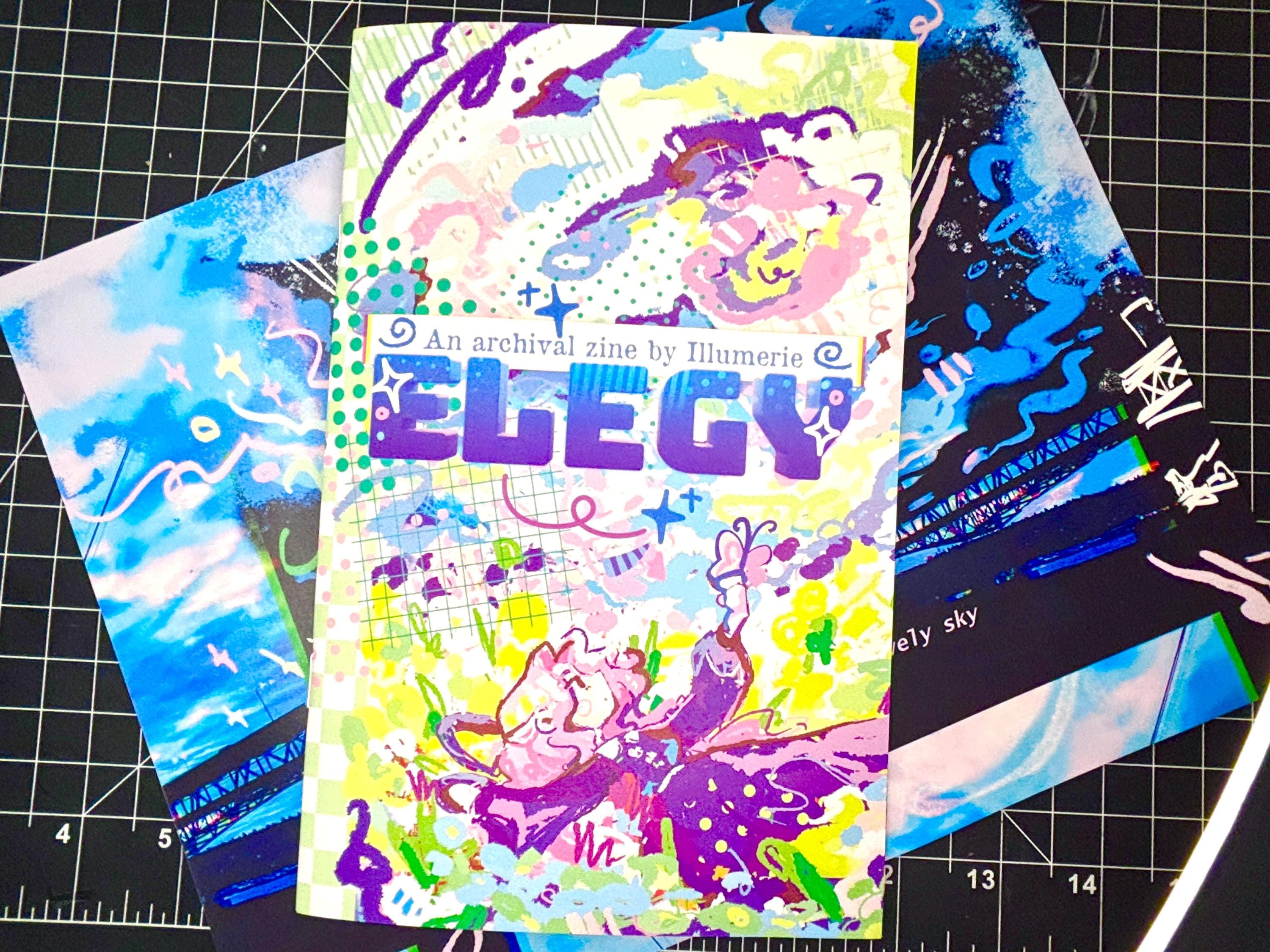 ELEGY Original Mixed Media Art Zine