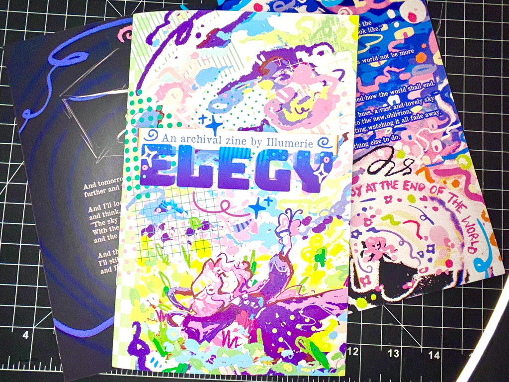 ELEGY Original Mixed Media Art Zine