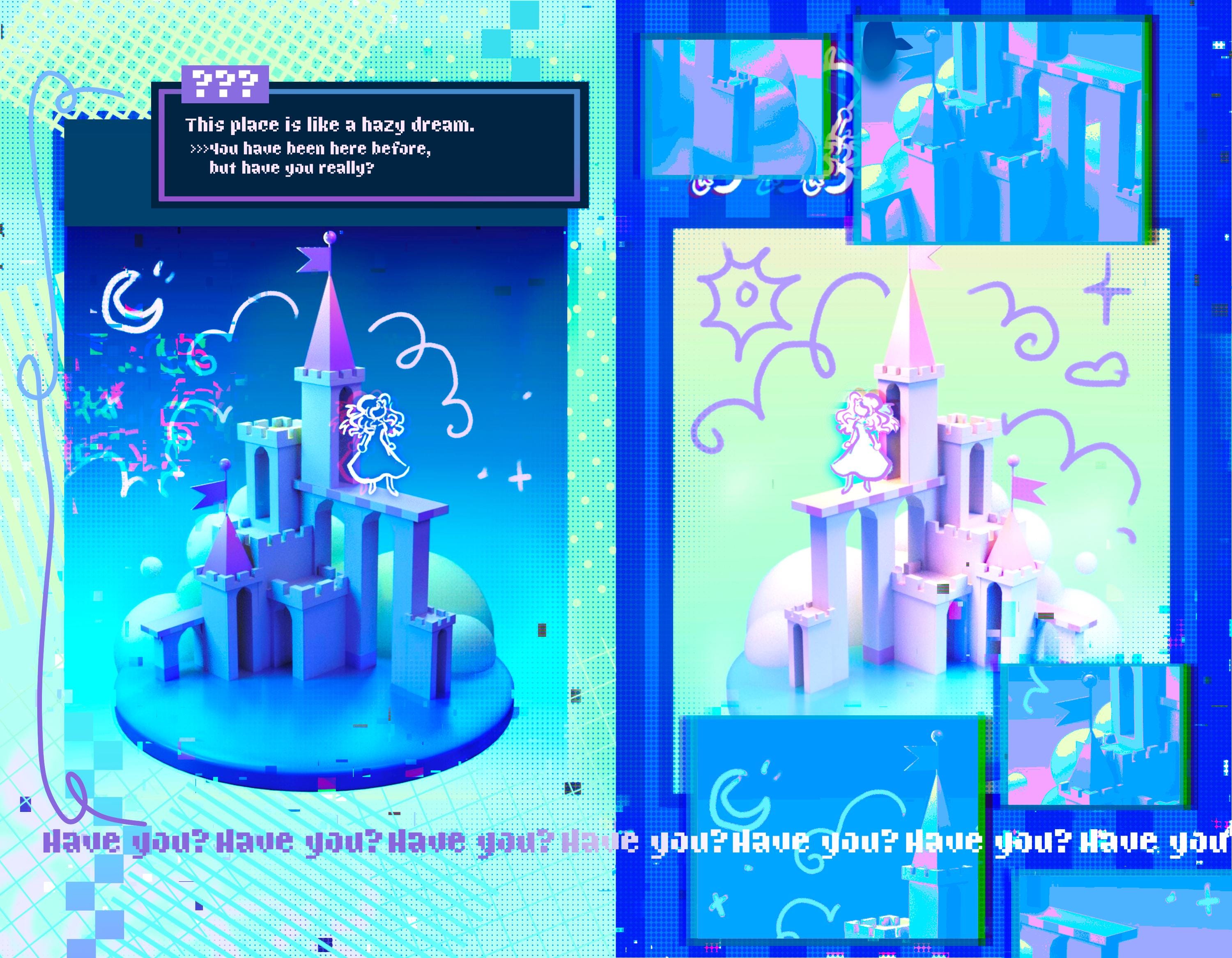 HAVE YOU? - 8.5x11 Whimsical 3D/2D Mixed Media Poster