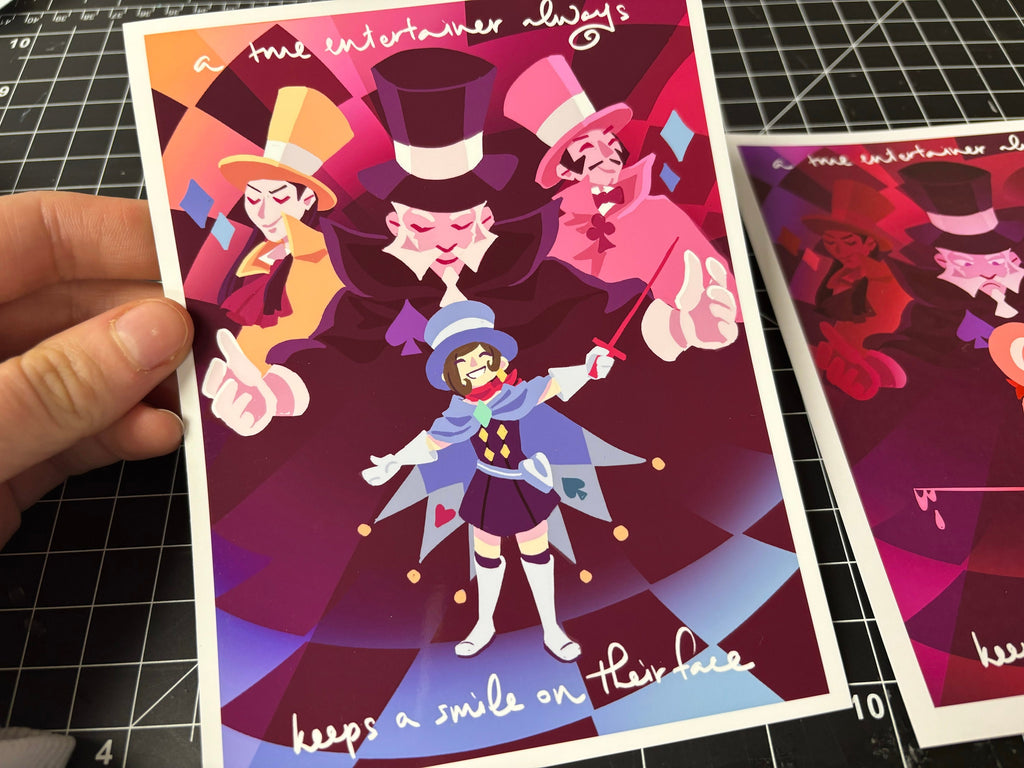 Trucy Wright Print, Ace Attorney Gramarye Posters, Dual Anime Posters