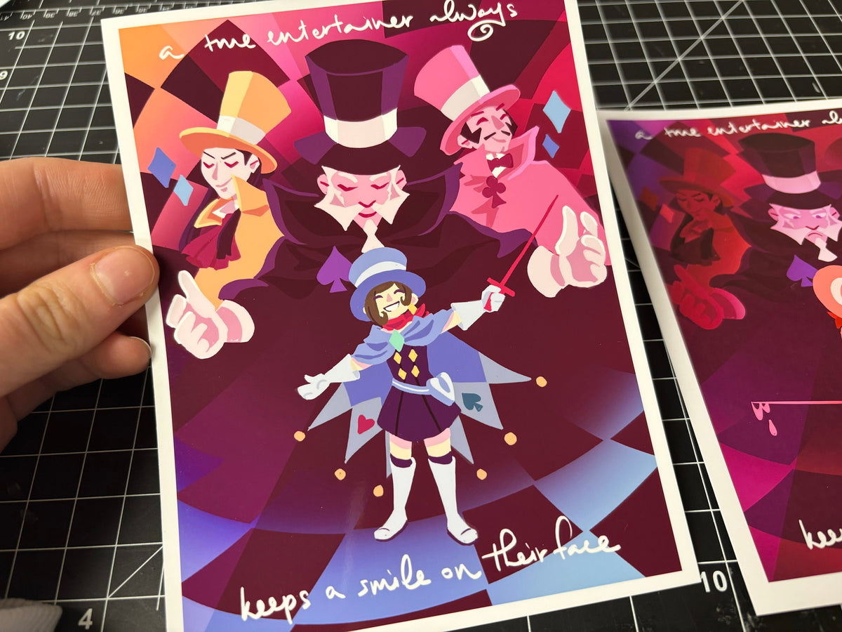 Trucy Wright Print, Ace Attorney Gramarye Posters, Dual Anime Posters