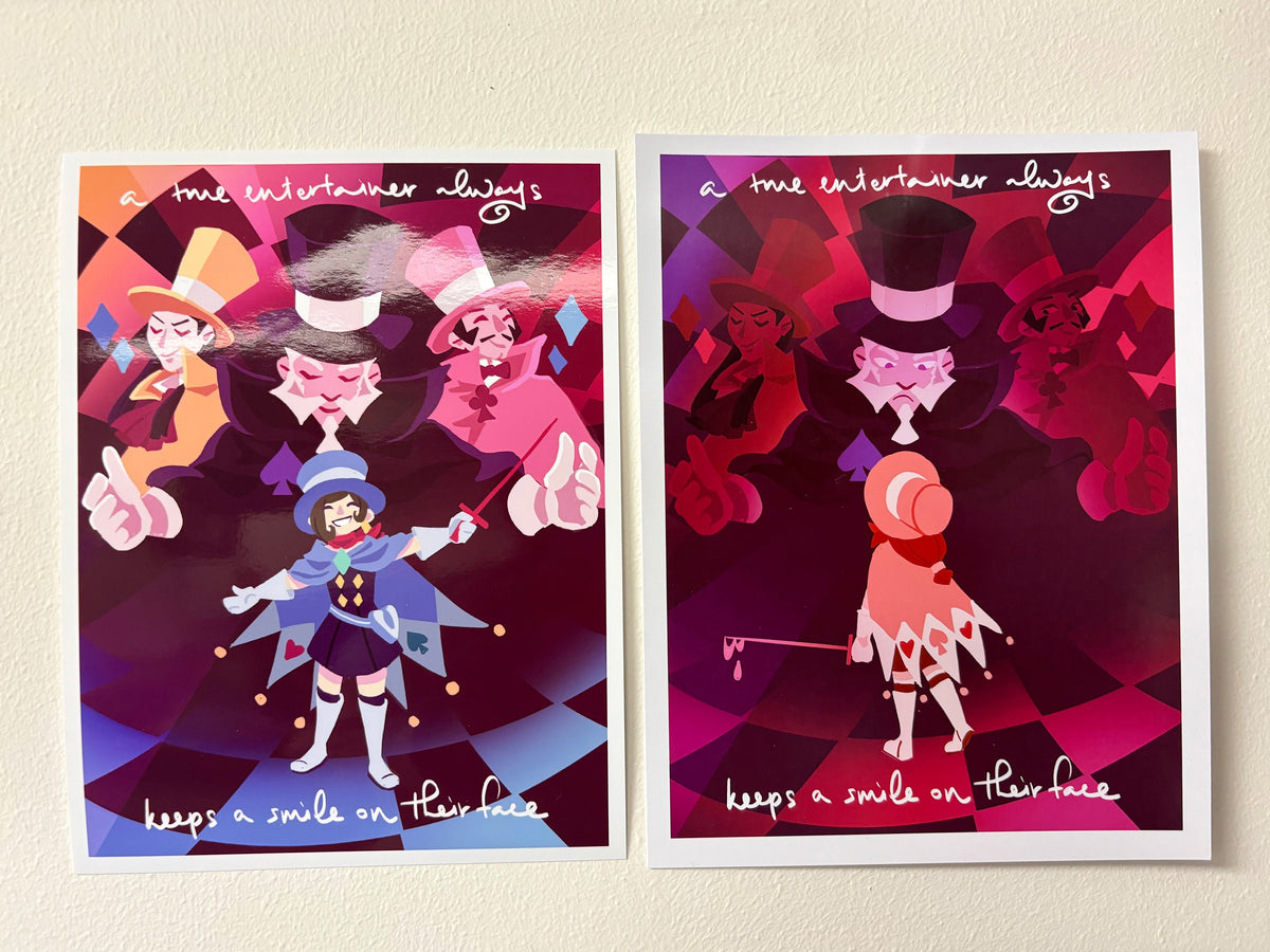 Trucy Wright Print, Ace Attorney Gramarye Posters, Dual Anime Posters