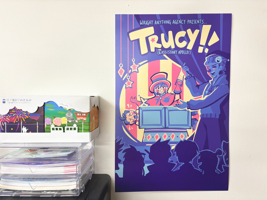 Ace Attorney Trucy Wright Poster - Phoenix Wright - Apollo Justice