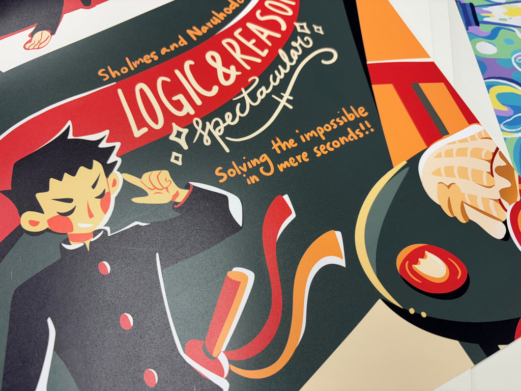 The Great Ace Attorney Poster - Herlock Sholmes Ryuunosuke Naruhodou Dai Gyakuten Saiban Print