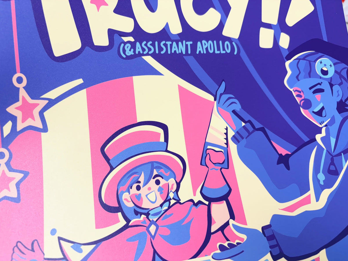 Ace Attorney Trucy Wright Poster - Phoenix Wright - Apollo Justice