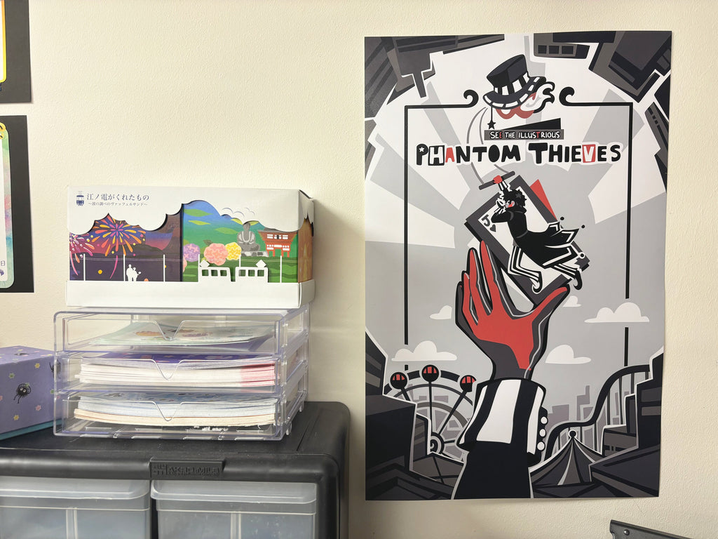 Persona 5 Print - Joker Phantom Thieves Carnival Poster