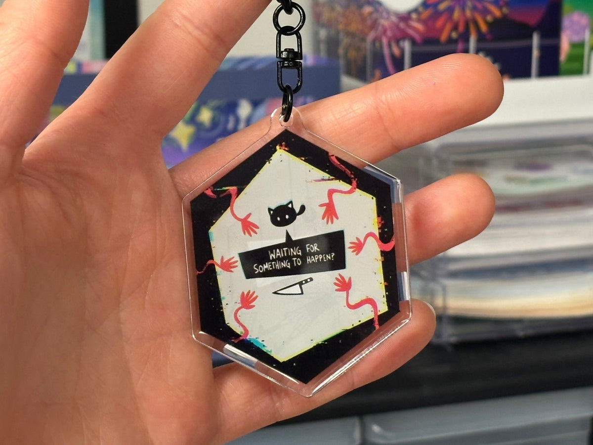 Omori Keychain Charm White Space Room