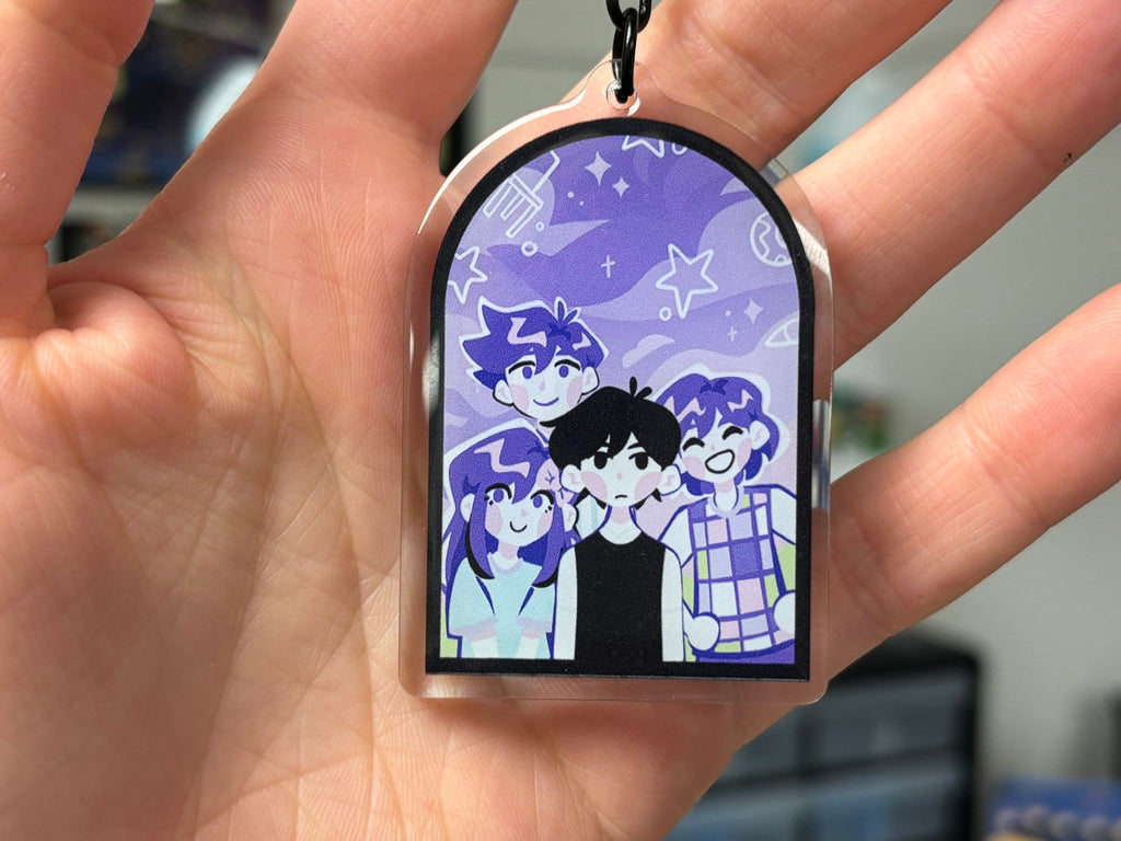 Omori Keychain Charm Mirror Headspace Kel Hero Aubrey Sunny