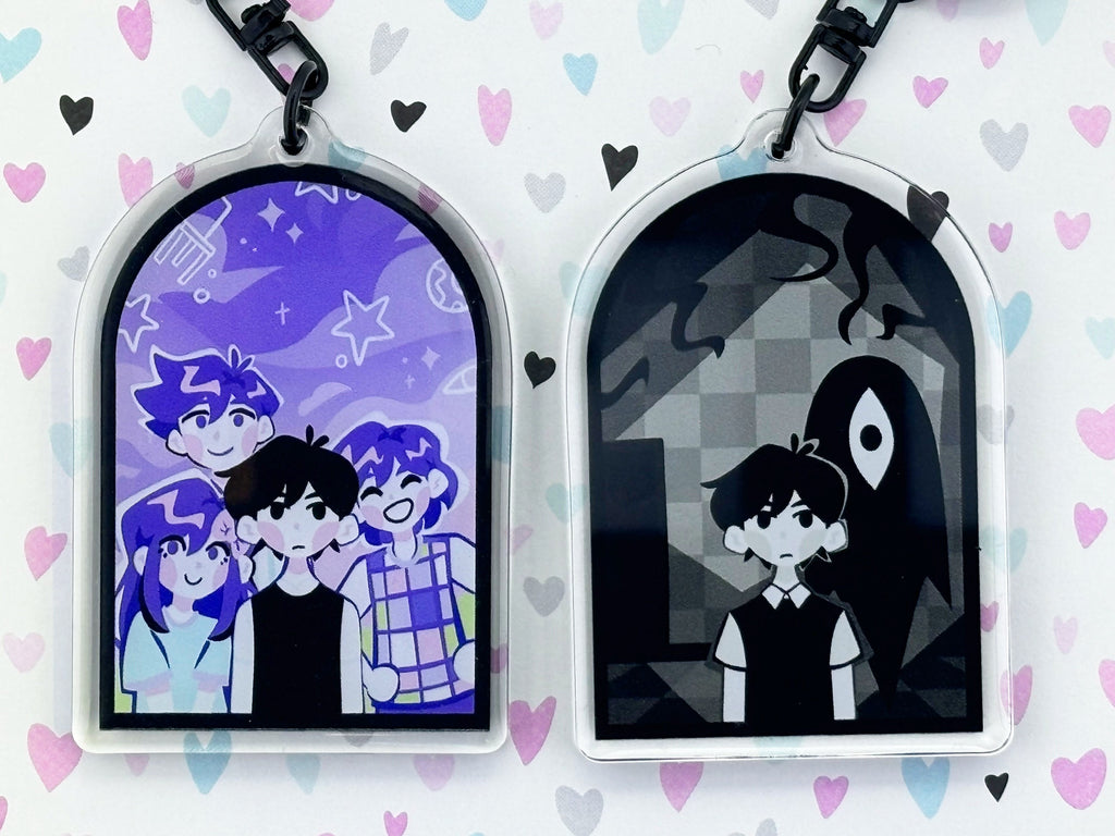 Omori Keychain Charm Mirror Headspace Kel Hero Aubrey Sunny