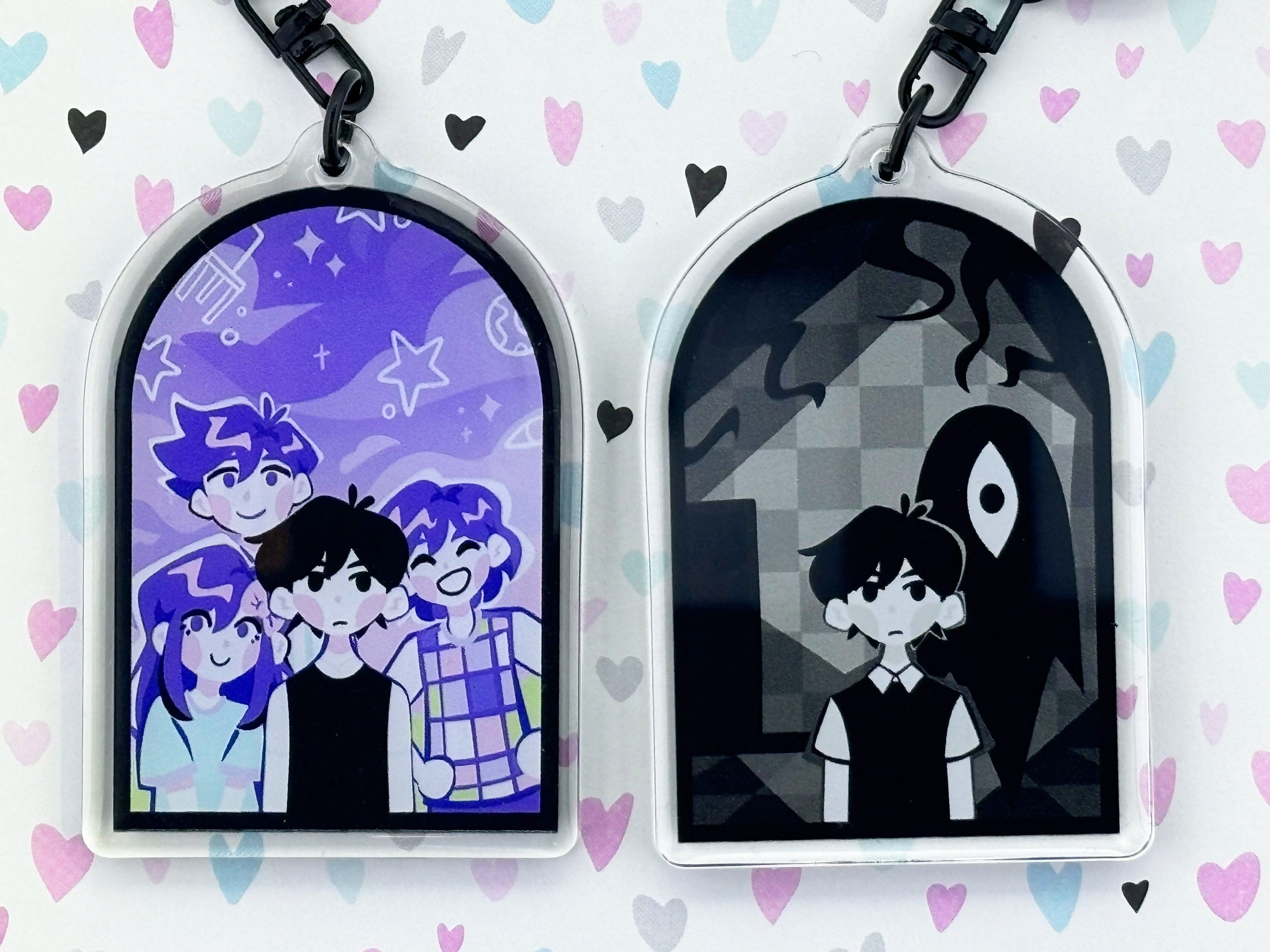Omori Keychain Charm Mirror Headspace Kel Hero Aubrey Sunny