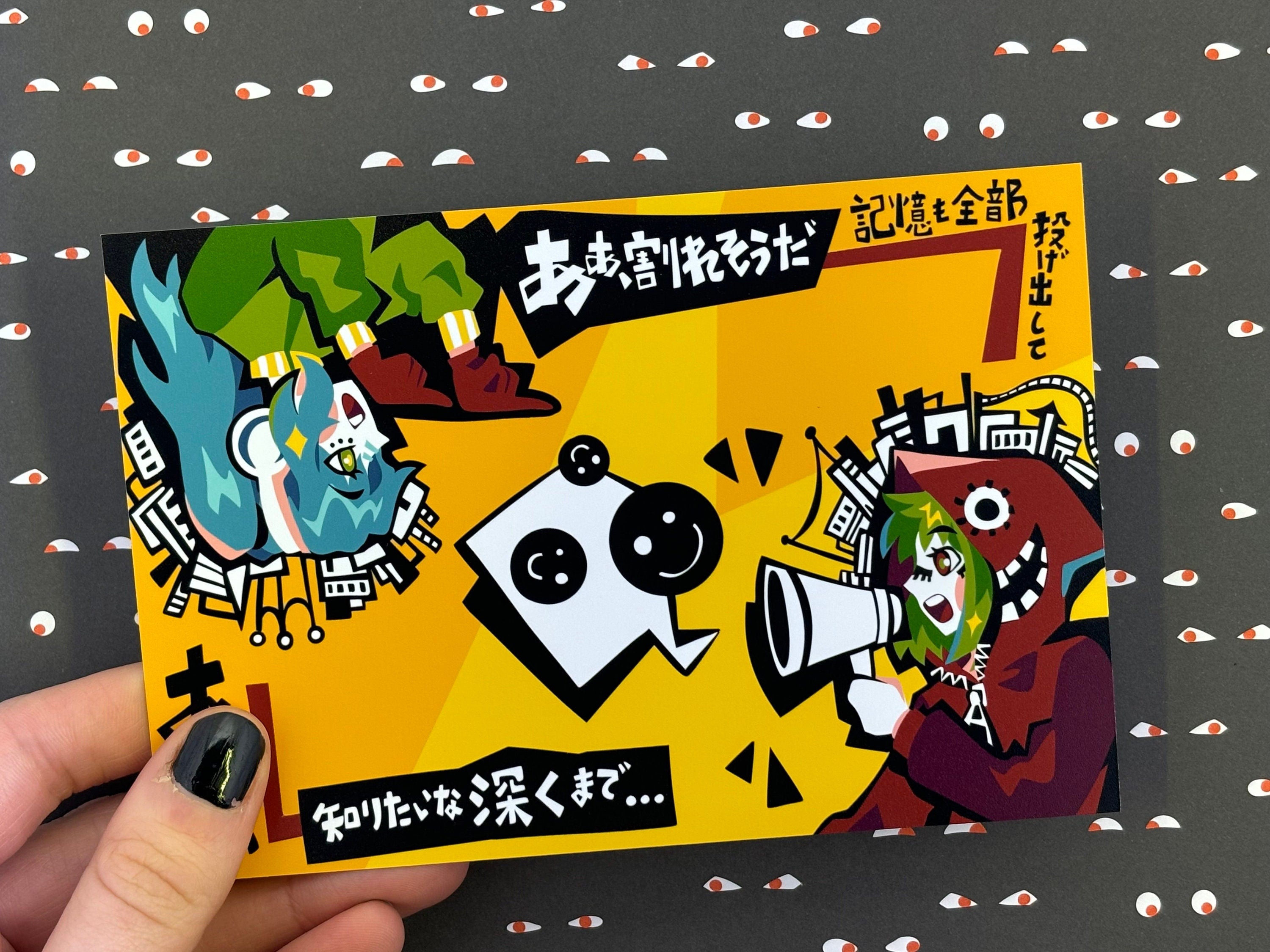 Matroshyka Vocaloid Print Postcard Hatsune Miku Gumi