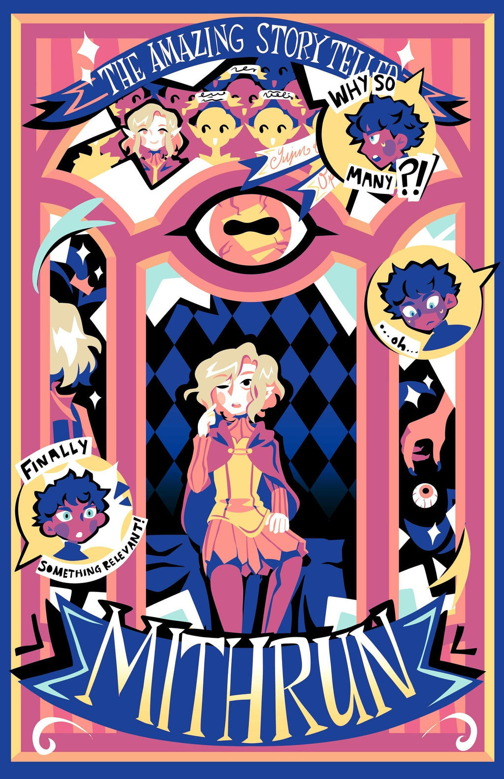 Delicious in Dungeon Mithrun Kabru Dungeon Meshi Dunmeshi Circus Poster