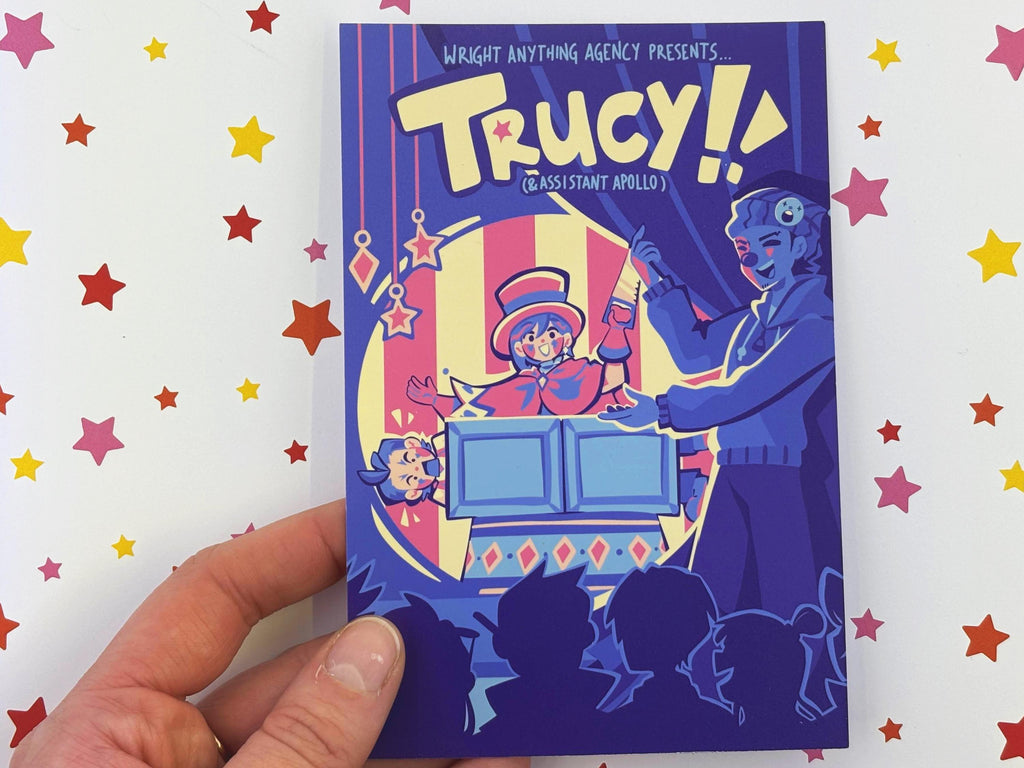 Ace Attorney TGAA Trucy Wright Ryunosuke Naruhodou Mini Prints