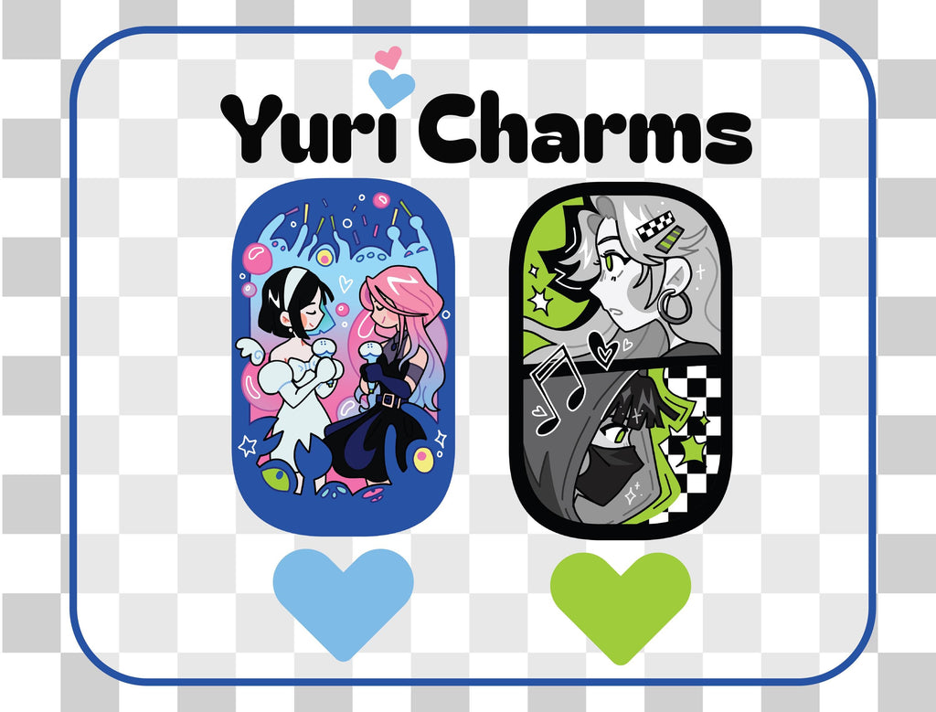 TGSWIIWAGAA Green Yuri Mitsuaya Alien Stage Mizisua Yuri Acrylic Charm