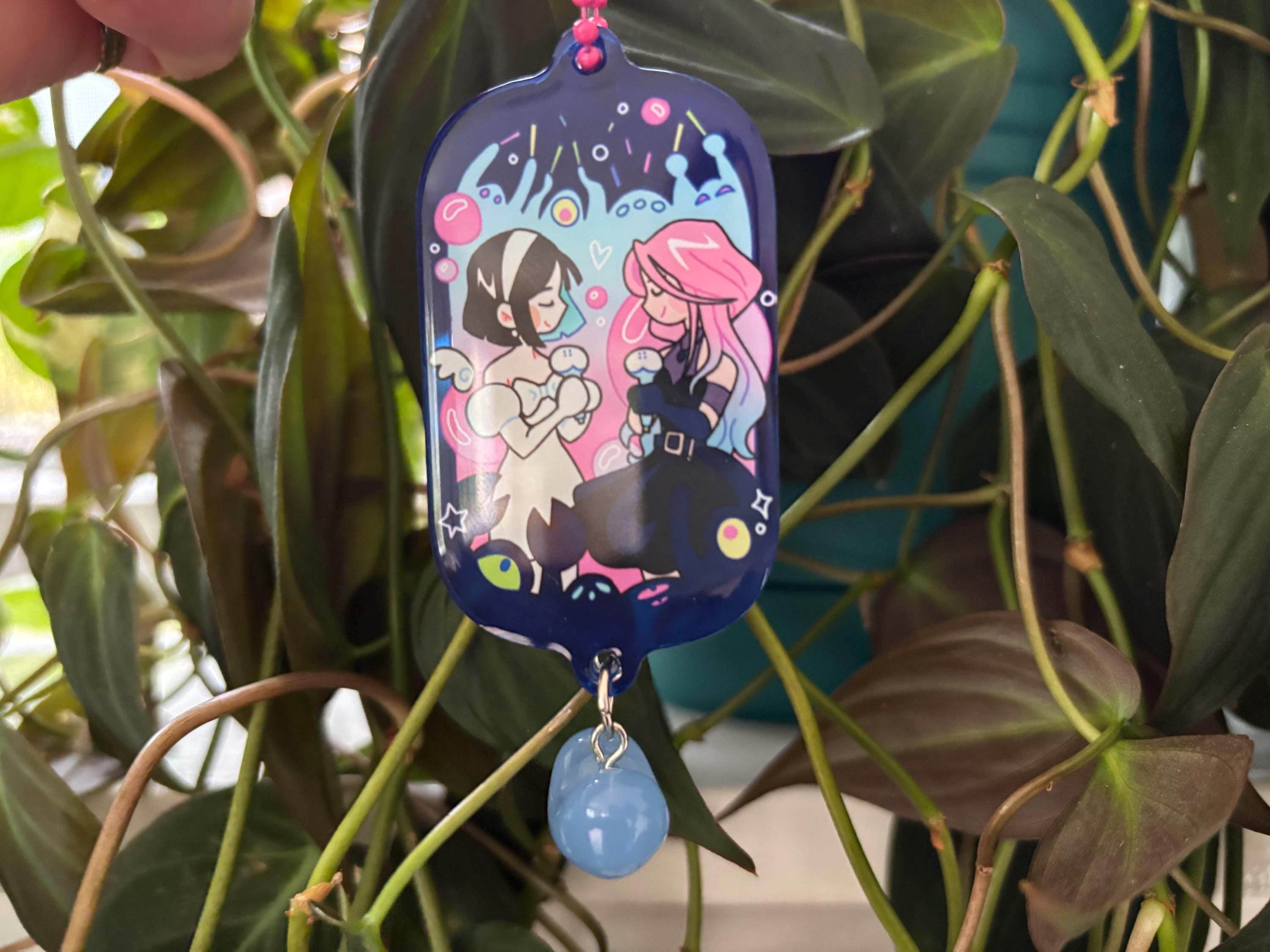 TGSWIIWAGAA Green Yuri Mitsuaya Alien Stage Mizisua Yuri Acrylic Charm