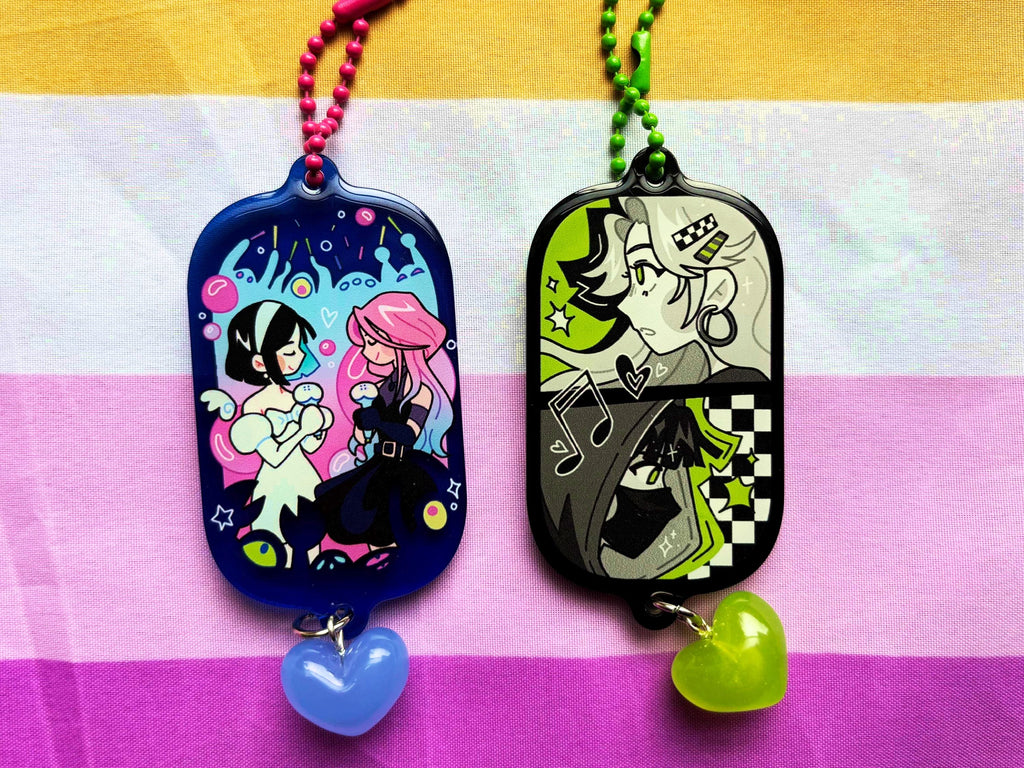 Madoka Magica Homumado Utena Yuri Acrylic Charm