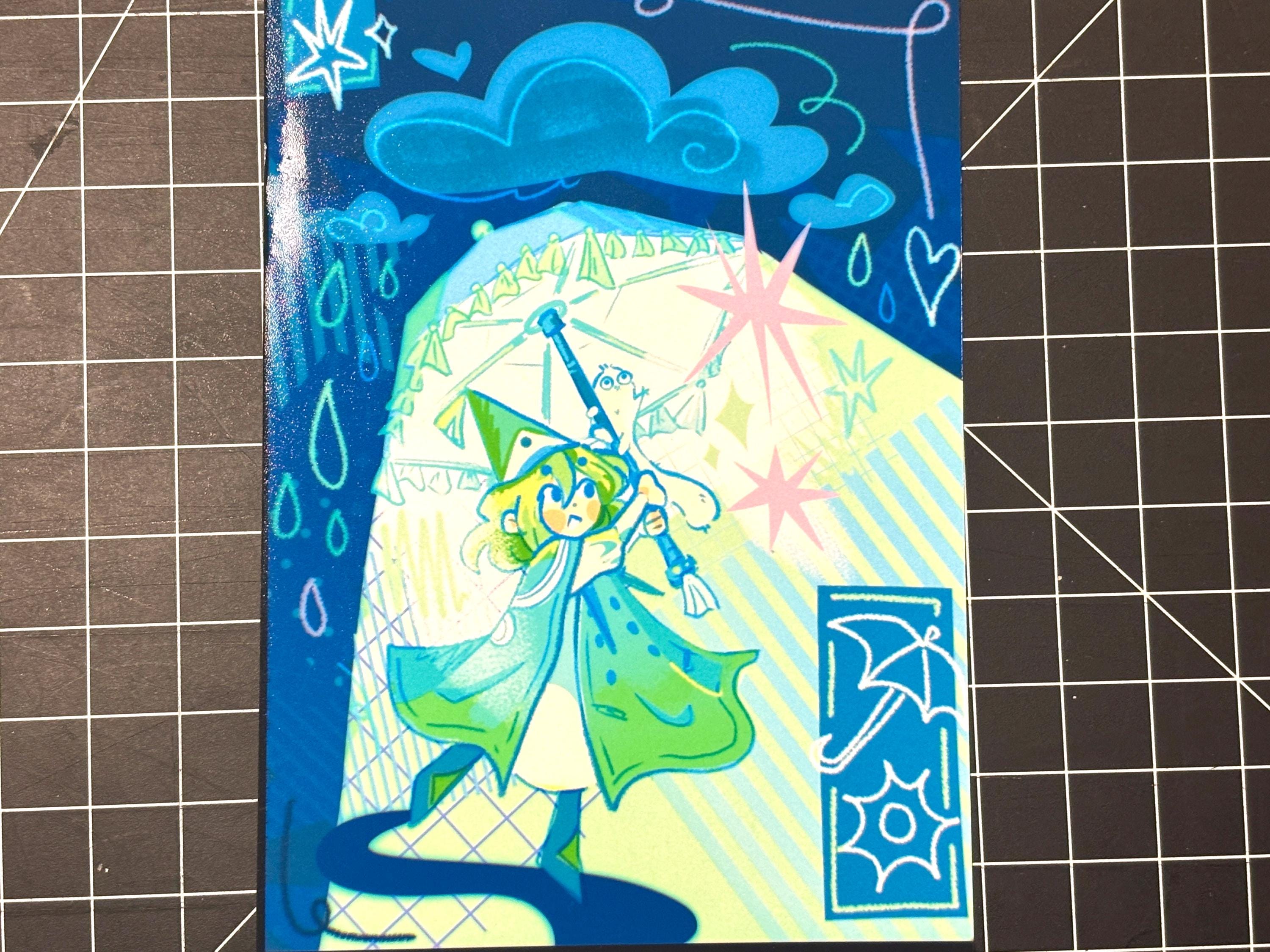 Coco Witch Hat Atelier Postcard