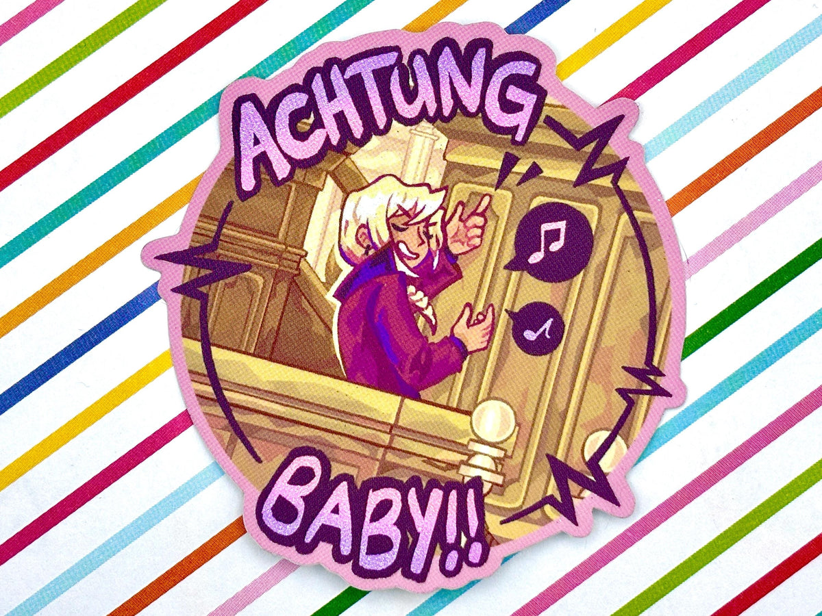 Klavier Gavin Sticker | Ace Attorney Holographic/Waterproof Vinyl Sticker | Apollo Justice | Gyakuten Saiban