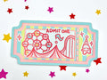 Holographic Admit One Circus Ticket Sticker | Clown Vinyl Sticker | Waterproof Durable