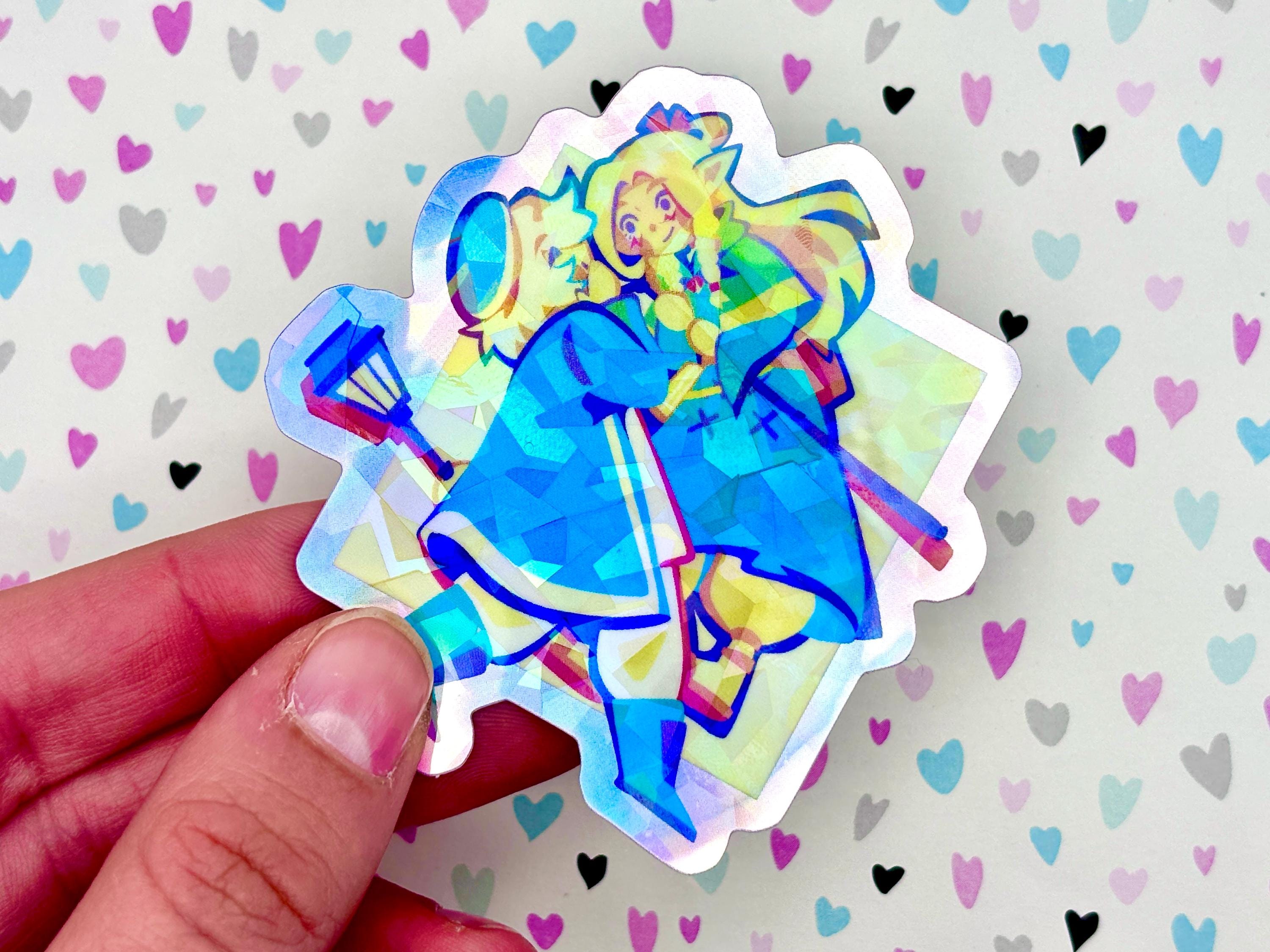 Falin & Marcille Sticker (Farcille) | Holographic Waterproof Vinyl Sticker | Dungeon Meshi / Delicious in Dungeon | Yuri