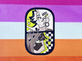 Mitsuki and Aya Sticker (Mitsuaya) | Holographic Waterproof Vinyl Sticker | TGSWIIWAGAA | Green Yuri